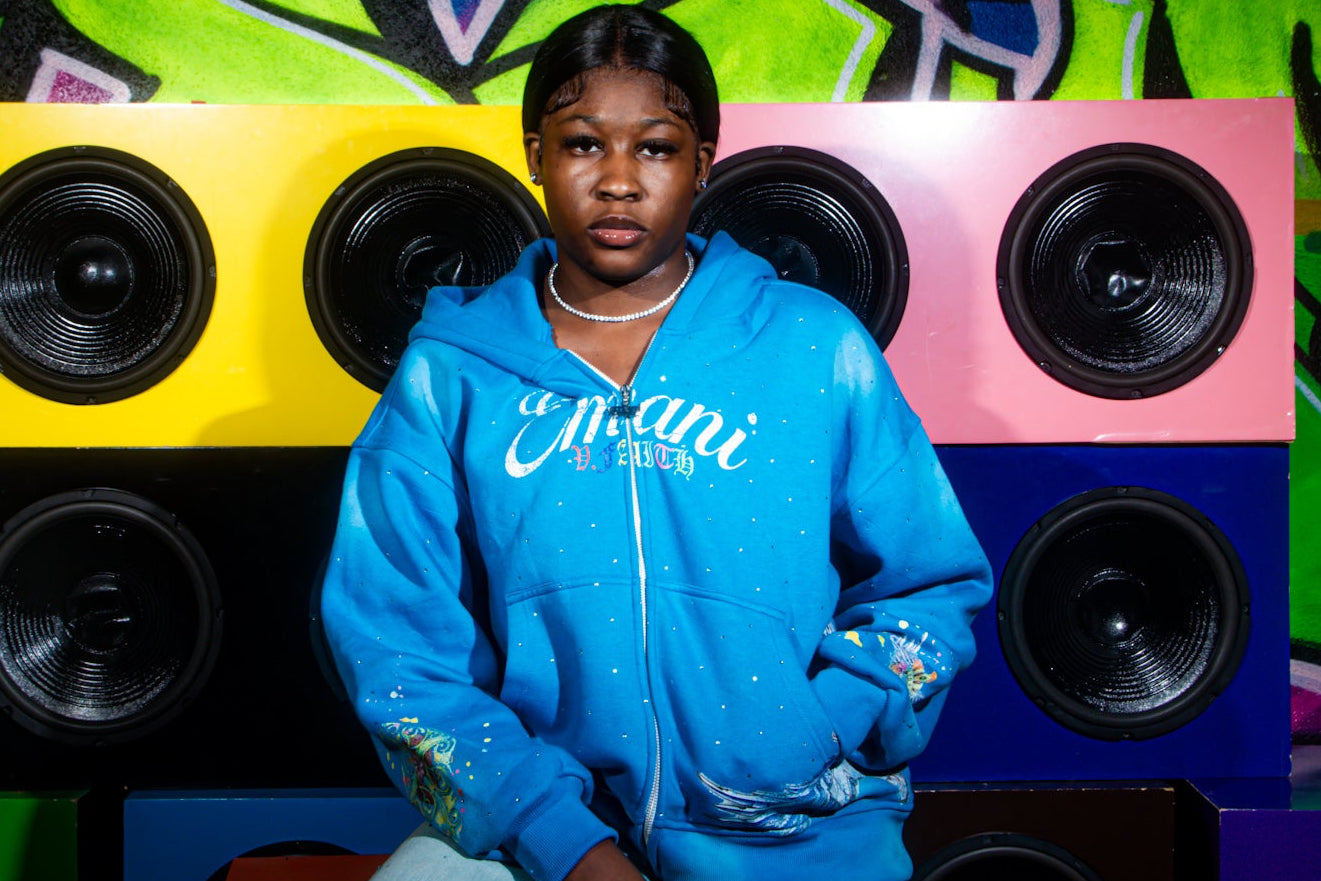 Sky Blue Faith Zip-Up