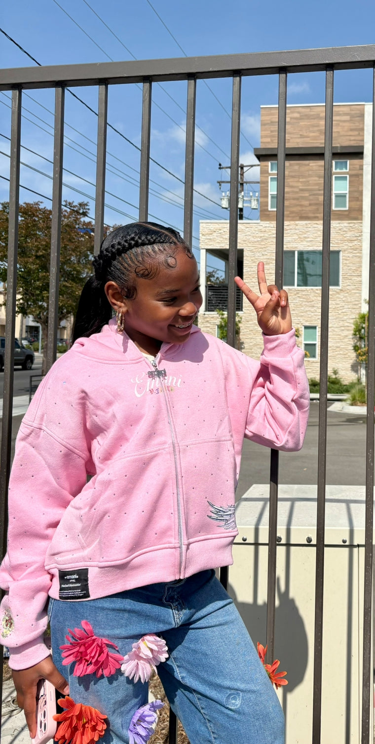 Kids Faith Hoodie - Pink