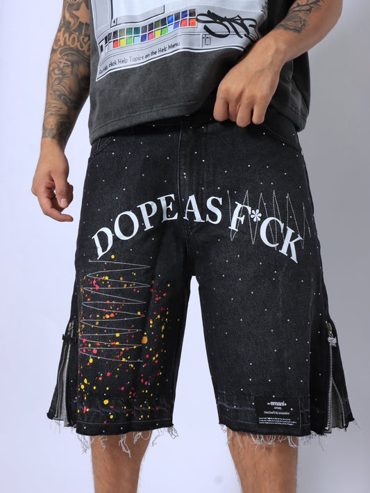 Dope Asf Denim Jorts
