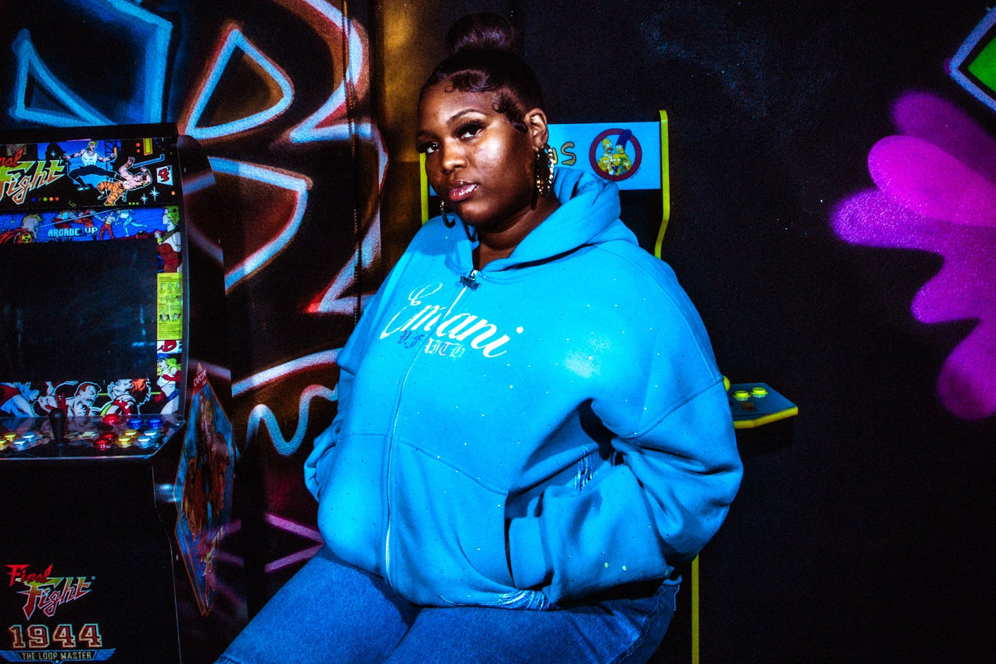 Sky Blue Faith Zip-Up