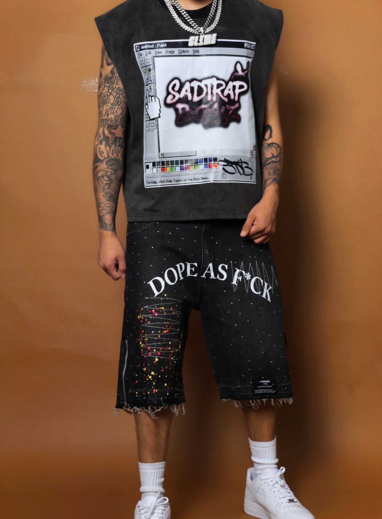 Dope Asf Denim Jorts
