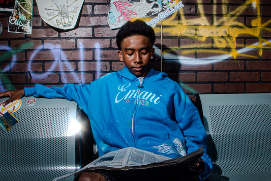 Sky Blue Faith Zip-Up