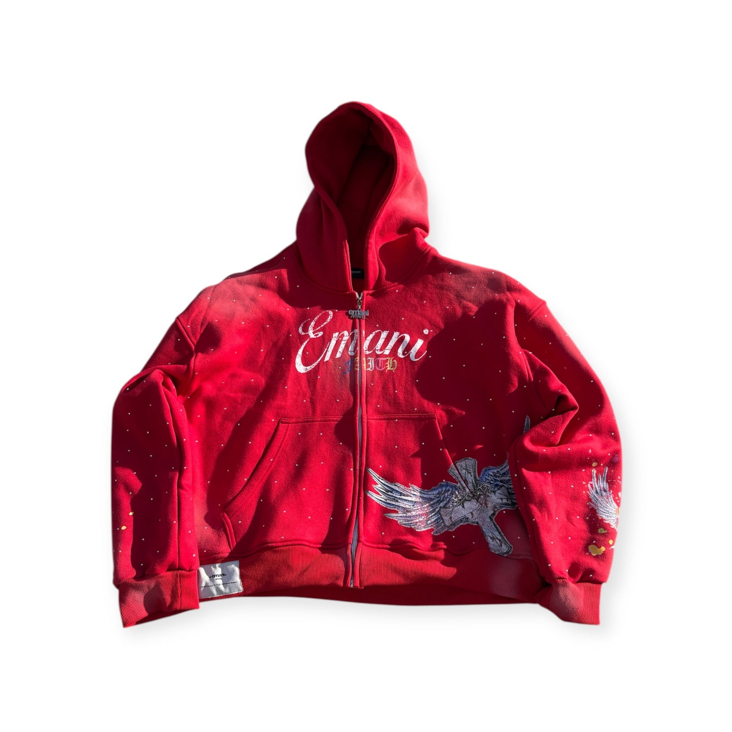 "Cherry Red" Faith Zip-Up